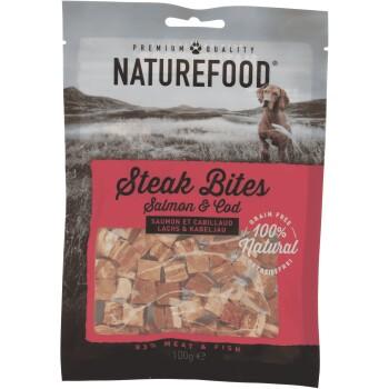 NATUREFOOD Steak Bites 3x100 g Saumon NATUREFOOD Steak Bites 3x100 g Saumon