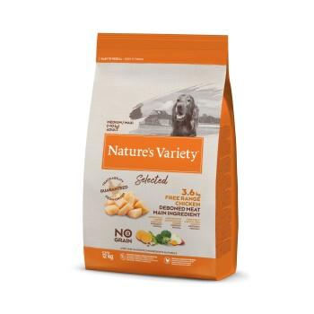 Nature's Variety Croquettes pour chiens adultes avec poulet désossé 12kg
