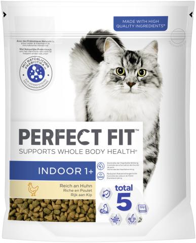 PERFECT FIT Sacs Indoor 1+ Poulet 6x750 g PERFECT FIT Sacs Indoor 1+ Poulet 6x750 g