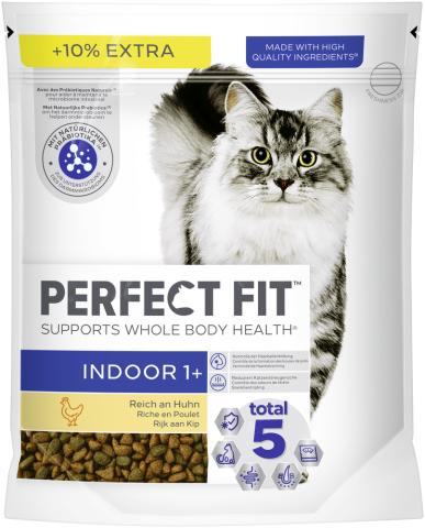 PERFECT FIT Sacs Indoor 1+ Poulet 6x750g + 10% PERFECT FIT Sacs Indoor 1+ Poulet 6x750g + 10%