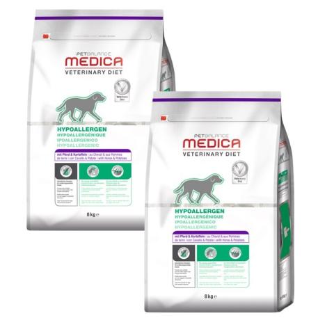 PetBalance Medica Hypoallergénique cheval et pommes de terre 2x8 kg PetBalance Medica Hypoallergénique cheval et pommes de terre 2x8 kg
