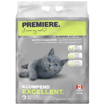 PREMIERE Excellent Citronnelle Litière agglomérante 12 kg