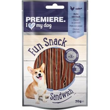 PREMIERE Fun Snack Sandwich Poulet au poisson 6x70 g