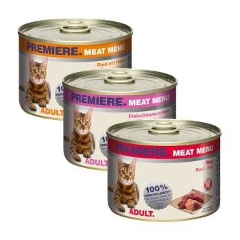 PREMIERE Meat Menu Adult pack mixte 6 x 200 g