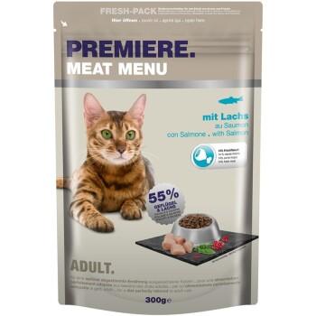 PREMIERE Meat Menu Croquettes pour chat adulte Saumon 300 g PREMIERE Meat Menu Croquettes pour chat adulte Saumon 300 g
