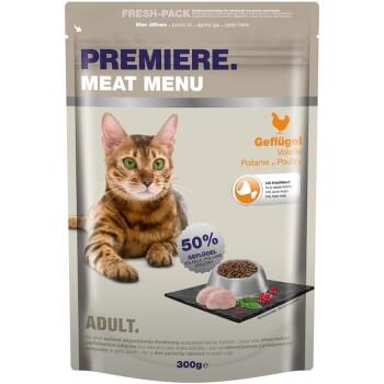 PREMIERE Meat Menu Croquettes pour chat adulte Volaille 300 g PREMIERE Meat Menu Croquettes pour chat adulte Volaille 300 g