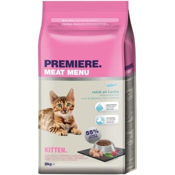 PREMIERE Meat Menu croquettes pour chaton Saumon 2 kg PREMIERE Meat Menu croquettes pour chaton Saumon 2 kg