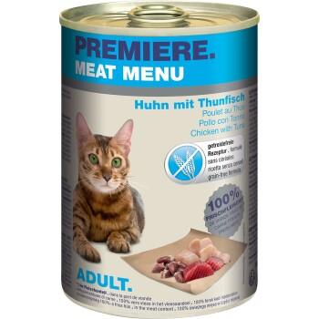 PREMIERE Menu Viande Adulte Thon et poulet 6x400 g