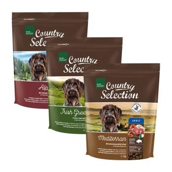 REAL NATURE Country Selection Adult Paquet de dégustation 3 x 1 kg Pack d’essai 1, Mix-Pack