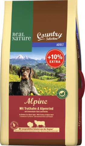 REAL NATURE Country Selection Alpine Dinde et bœuf alpin 13,2 kg