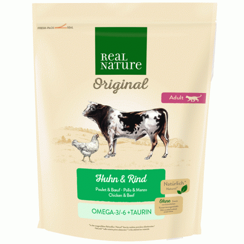 REAL NATURE Original Adult 300 g Poulet et bœuf