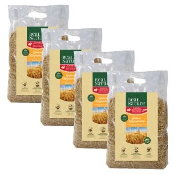 REAL NATURE Paille dorée à brins courts 4x1 kg