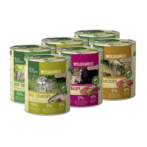 REAL NATURE WILDERNESS Adult Lot mixte 6x800g Pack mix 1 REAL NATURE WILDERNESS Adult Lot mixte 6x800g Pack mix 1