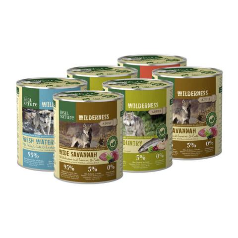 REAL NATURE WILDERNESS Adult Lot mixte 6x800g Pack mix 2