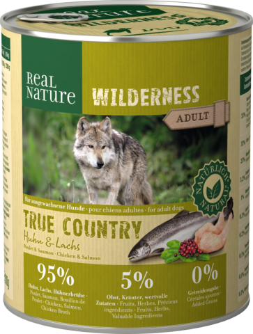 REAL NATURE WILDERNESS Adult True Country Huhn & Lachs 24x800 g