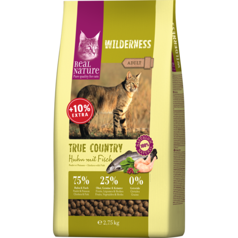REAL NATURE WILDERNESS True Country Adult Poulet au poisson 2,75 kg REAL NATURE WILDERNESS True Country Adult Poulet au poisson 2,75 kg