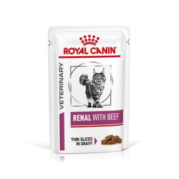 ROYAL CANIN Veterinary Renal Nourriture humide Chat 12x85g Bœuf ROYAL CANIN Veterinary Renal Nourriture humide Chat 12x85g Bœuf