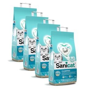 Sanicat Litière pour chat agglomérante au savon de Marseille 4x10 l Sanicat Litière pour chat agglomérante au savon de Marseille 4x10 l