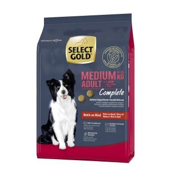SELECT GOLD Complete Croquettes Chien Adulte Medium Bœuf 1 kg SELECT GOLD Complete Croquettes Chien Adulte Medium Bœuf 1 kg