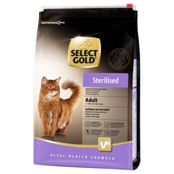 SELECT GOLD Croquettes chat adulte stérilisé 3 kg