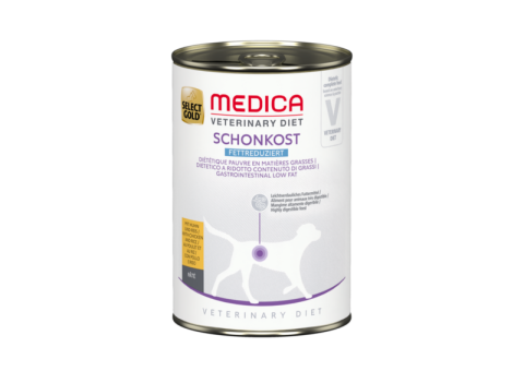 SELECT GOLD Medica Diététique à teneur réduite en matières grasses 6 x 400 g