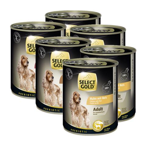SELECT GOLD Sensitive Adult pack mixte 6 x 800 g Pack mix 1