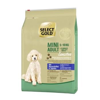 SELECT GOLD Sensitive aliments secs pour chien Mini Buffle domestique et tapioca 4 kg SELECT GOLD Sensitive aliments secs pour chien Mini Buffle domestique et tapioca 4 kg