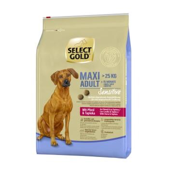 SELECT GOLD Sensitive Croquettes Chien Adulte Maxi Cheval au tapioca 4 kg