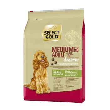 SELECT GOLD Sensitive Croquettes Chien Adulte Medium Canard aux pommes de terre 4 kg SELECT GOLD Sensitive Croquettes Chien Adulte Medium Canard aux pommes de terre 4 kg
