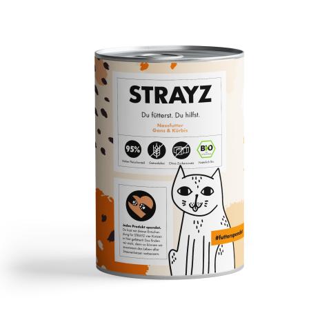 STRAYZ BIO 6x400 g Oie et courge STRAYZ BIO 6x400 g Oie et courge