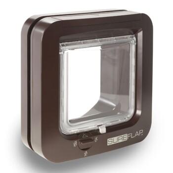 SureFlap Chatière commandée par puce électronique marron