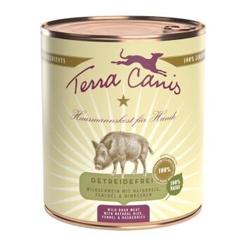 Terra Canis Classic Adult 6 x 800 g Sanglier avec riz naturel, fenouil et framboises Terra Canis Classic Adult 6 x 800 g Sanglier avec riz naturel, fenouil et framboises