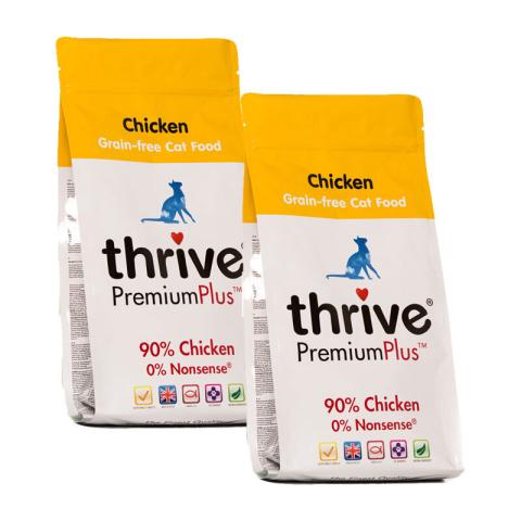 Thrive Croquettes chat Cat PremiumPlus Poulet 2x1,5 kg