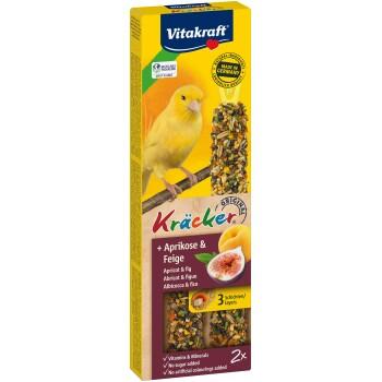 Vitakraft cracker pour canaris 4 x 2 Abricot et figue Vitakraft cracker pour canaris 4 x 2 Abricot et figue