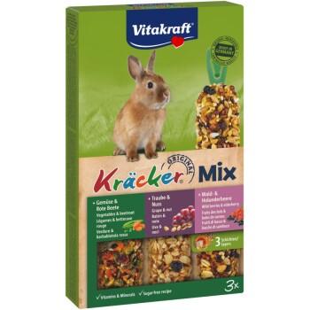 Vitakraft Croquants Trio Baies-légumes-raisin 3pcs pour lapins nains Vitakraft Croquants Trio Baies-légumes-raisin 3pcs pour lapins nains