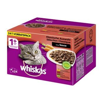 Whiskas Adult 1+ Sauce 24 x 100 g Sélection classique