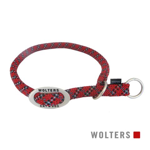 Wolters Collier Everest rouge/noir, 55 cm, 1.3 cm Wolters Collier Everest rouge/noir, 55 cm, 1.3 cm