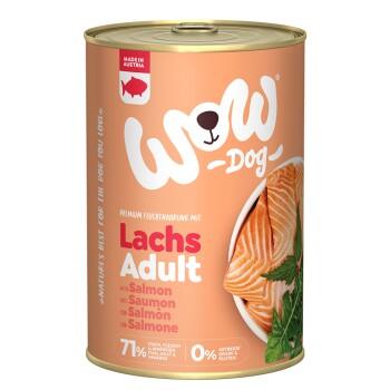 WOW nourriture humide pour chien, adulte 6x400 g Saumon et pissenlit 6x400 g WOW nourriture humide pour chien, adulte 6x400 g Saumon et pissenlit 6x400 g