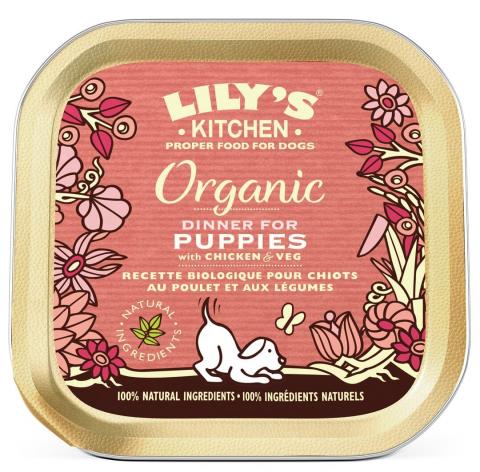 Lily's Kitchen Chiot Recette Bio au Poulet Lily's Kitchen Chiot Recette Bio au Poulet